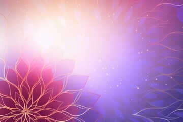 Abstract purple red background with subtle flowers rangoli pattern