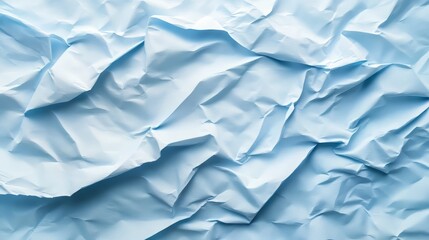Obraz premium Crumpled Blue Paper Texture
