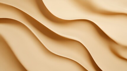 Obraz premium Abstract sand wave pattern in smooth beige tones