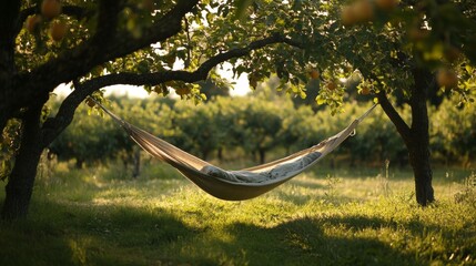 Serene Hammock in a Sunny Garden