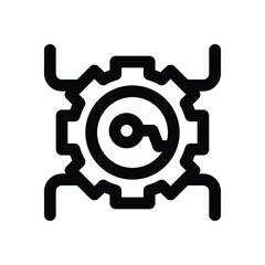 setting line icon. vector icon for your website, mobile, presentation, and logo design.