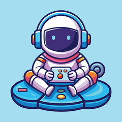 Fototapeta premium robot with snowboard