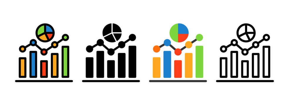 Set of Data Analytics Icon