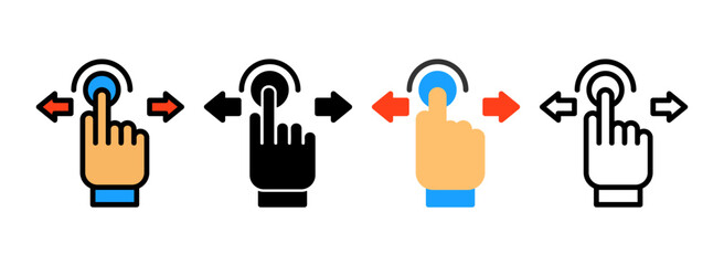 Set of Gesture Control Icon
