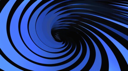 Fototapeta premium Minimalist Blue background with swirling motifs for design, banner template. White space in the center of the page for text. Contemporary Blue and white pattern.