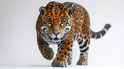 a large leopard walking