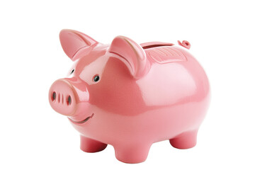 Obraz premium Piggy Bank isolated on transparent background.