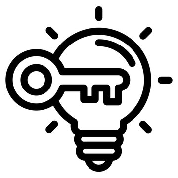 key idea single icon