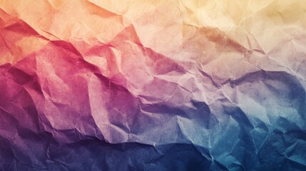 Obraz premium Colorful Crumpled Paper Texture