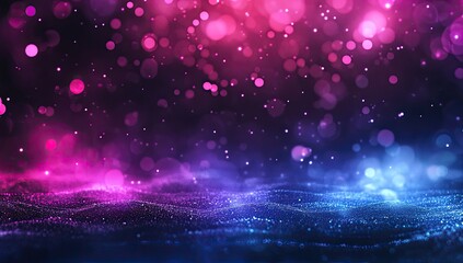 Abstract neon vibrant background with digital waves