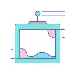 Obraz premium artboard icon, artboard vector illustration-simple illustration of artboard, perfect for artboard logos and icons