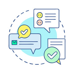 feedback icon, feedback vector illustration-simple illustration of feedback, perfect for feedback logos and icons