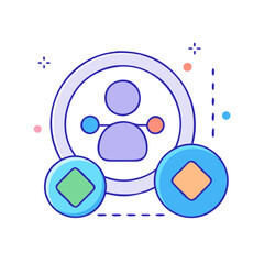 figma icon, figma vector illustration-simple illustration of figma, perfect for figma logos and icons