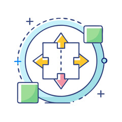 free transform icon, free transform vector illustration-simple illustration of free transform, perfect for free transform logos and icons