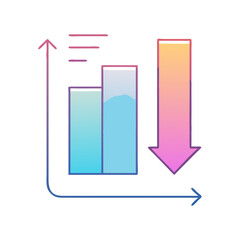 gradient icon, gradient vector illustration-simple illustration of gradient, perfect for gradient logos and icons