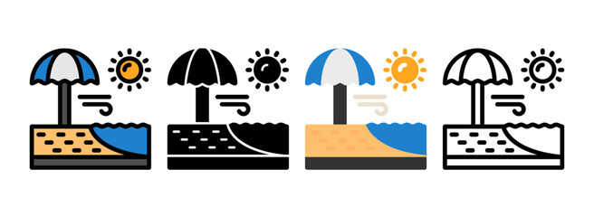 Set of Beach Icon