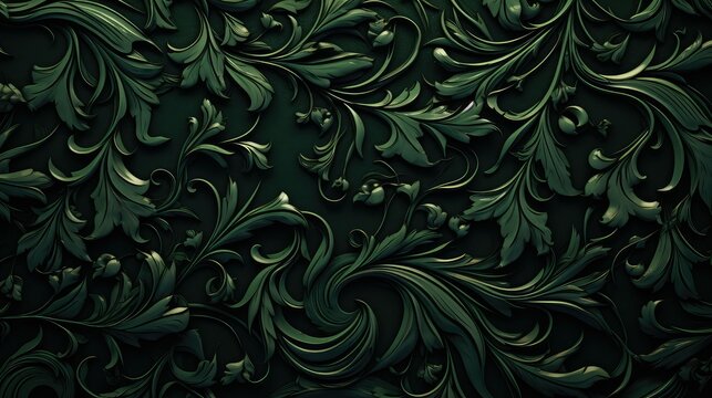 design dark green pattern