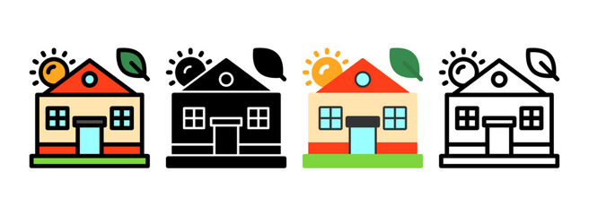 Set of Greenhouse Icon