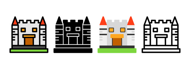 Set of Castle Icon