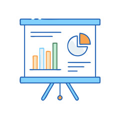 presentation icon, presentation vector illustration-simple illustration of presentation, perfect for presentation logos and icons