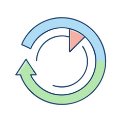 rotate icon, rotate vector illustration-simple illustration of rotate, perfect for rotate logos and icons