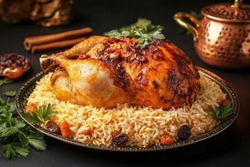 Roasted Chicken with Rice: A Culinary Delight