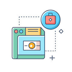 smart object icon, smart object vector illustration-simple illustration of smart object, perfect for smart object logos and icons