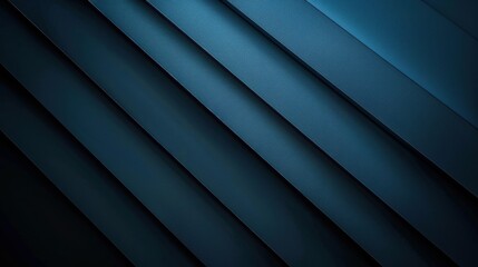 Obraz premium Refined Blue background with minimalist features, perfect for design and banner templates. Featuring abstract geometric wallpaper with sleek lines and a central white space for text.