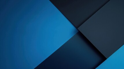 Sleek Blue background with clean lines. Featuring white space in the center for text. Contemporary dark wallpaper ideal for design and banners. Simple geometric modern wallpaper.