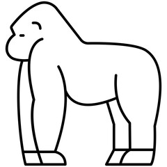 Ape  Scalable Vector Icons – Transparent & Editable