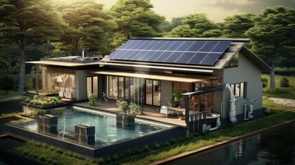 led energy efficient house