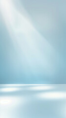 abstract light blue background soft blurred rays sunlight product display