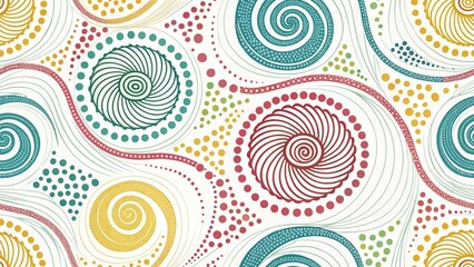 Abstract Spiral Backgrounds - Dynamic Patterns