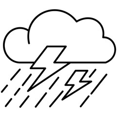 Storm  Scalable Vector Icons – Transparent & Editable