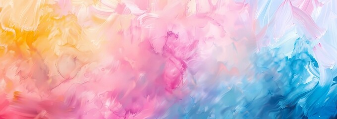 Fototapeta premium Abstract background with pink, blue and yellow color waves