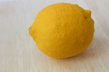 Fresh lemons with a sour taste and fresh aroma, Lemons (Citrus limon L.)