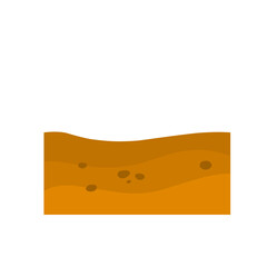 illustration of soil layers