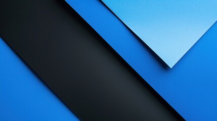 Stylish Blue background with abstract elements for design, featuring white space in the center for text. Ideal for modern banners and abstract wallpapers.