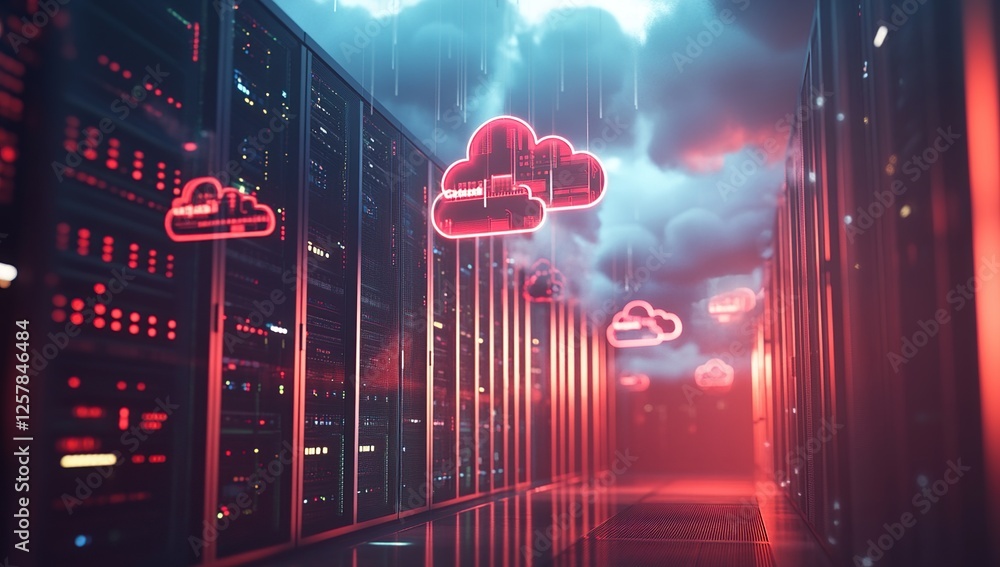Poster Exploring the Cloud: Data Storage, Servers, and Network Infrastructure in a Futuristic Data Center
