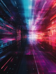 Digital technology background. Abstract tech representation. Colorful. graphic concept for your design