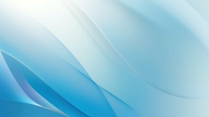 Smooth blue abstract background with fluid waves, ideal for modern design projects, wallpapers, or calming visuals