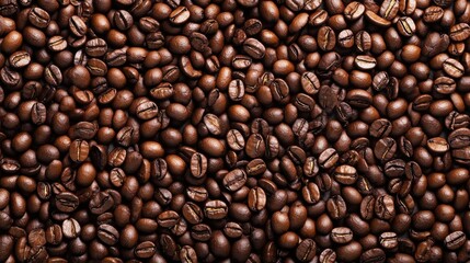 Fototapeta premium Scattered Coffee Beans Isolated on White Background, Coffee Beans, Coffee, Bean, Roasted, coffee bean
