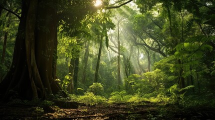 Fototapeta premium forest african tree