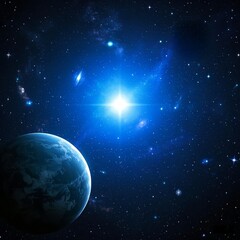 sky with stars at night