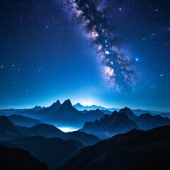 sky with stars at night