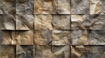 Abstract Textured Geometric Paper Design