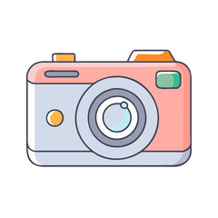 camera icon, camera vector illustration-simple illustration of camera, perfect for camera logos and icons