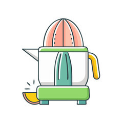 juicer icon, juicer vector illustration-simple illustration of juicer, perfect for juicer logos and icons