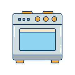 oven icon, oven vector illustration-simple illustration of oven, perfect for oven logos and icons