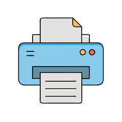 printer icon, printer vector illustration-simple illustration of printer, perfect for printer logos and icons